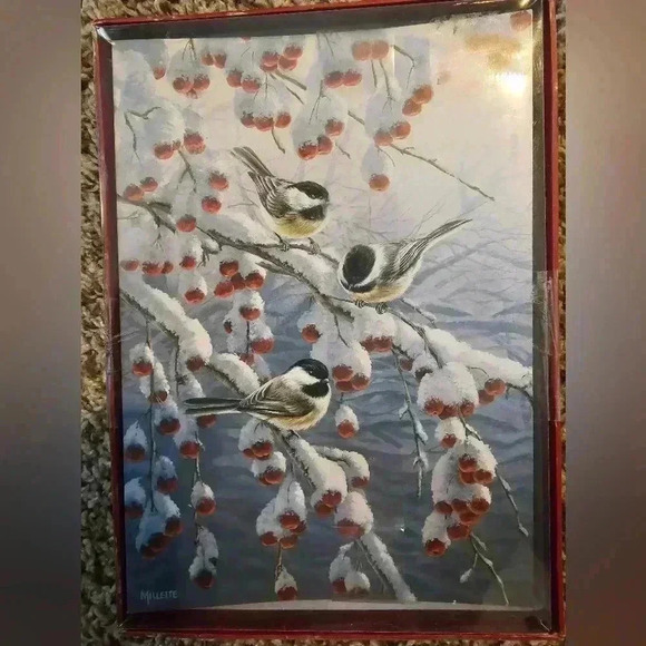 Montage Christmas Cards - Red - Picture 1 of 4